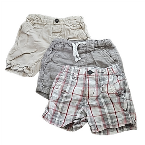 Shorts 3 pairs. 6-12 months